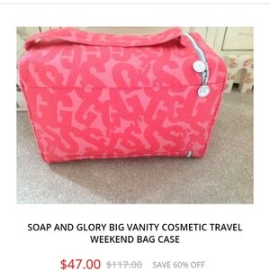 Soap & Glory  Pink Vanity Bag